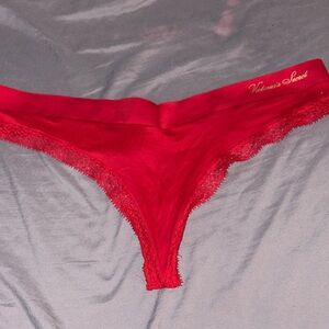 Victoria's Secret Scarlet Lace Panty